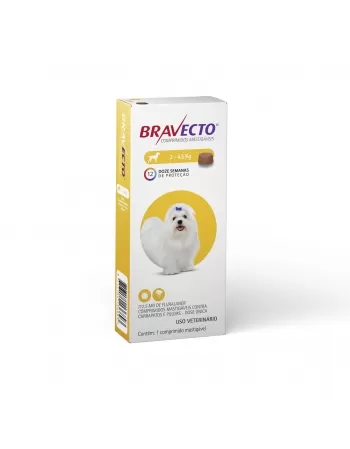 Bravecto 112,5mg até 4,5kg