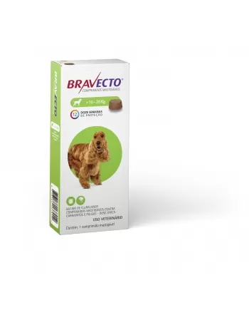 Bravecto 500mg de 10 a 20kg