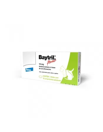 Bayer Baytril Pet Comprimido 15mg