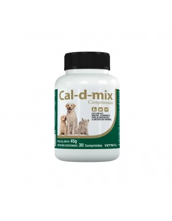 Vetnil Cal-d-mix com 30 comprimidos